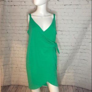 Fiestar Green Wrap Dress - Size Large